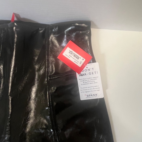 Spanx new with tags high gloss faux leather leggings - Picture 2 of 6